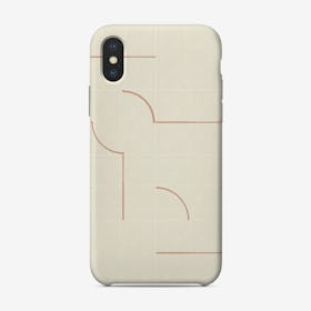 Minimal Wall Tiles 03 Phone Case