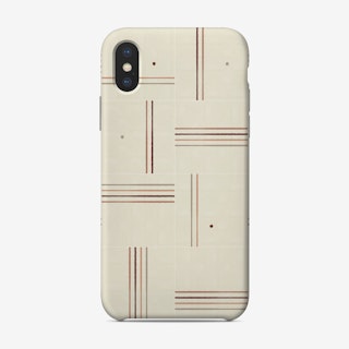 Minimal Rustic Tiles 01 Phone Case