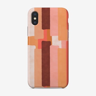 Line In Coral Phone Case