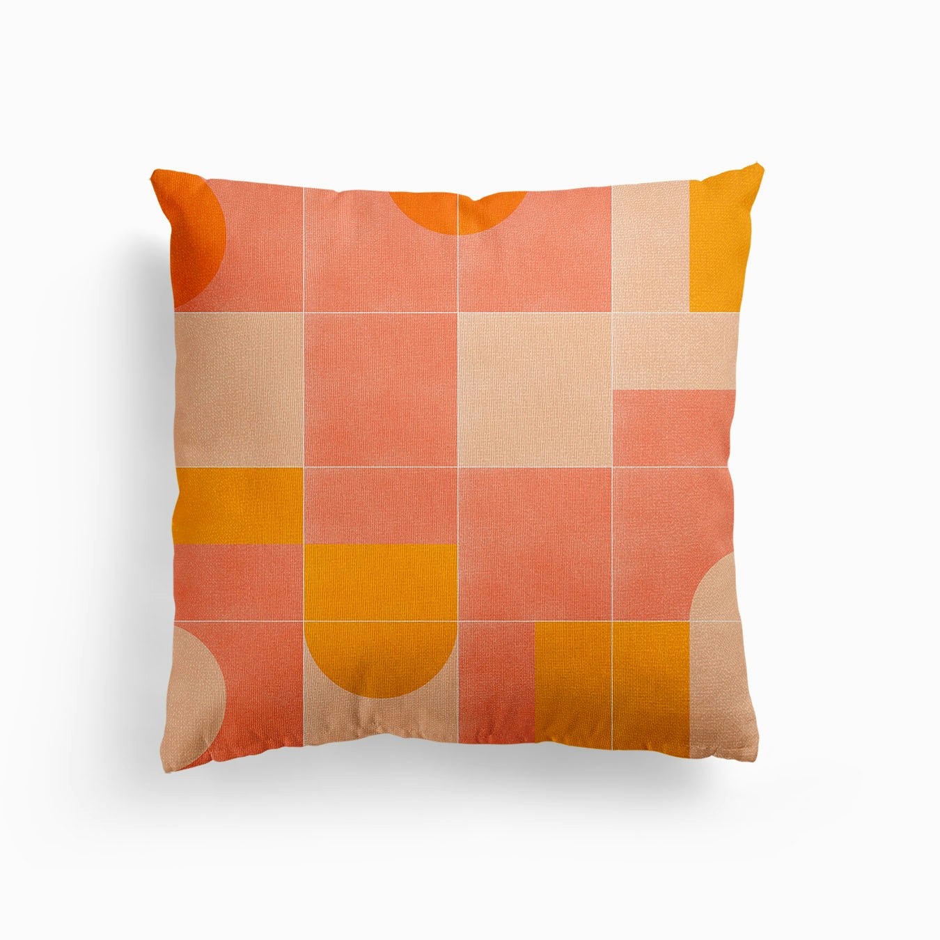 Retro Tiles 3 Canvas Cuscino