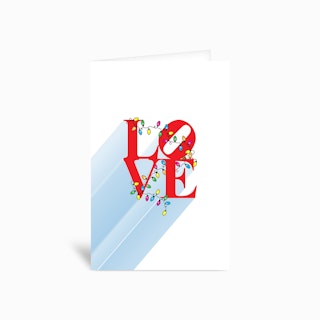Love Christmas In NYC Greetings Card