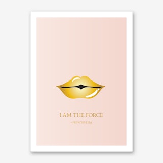 From The Lips of Princess Leia Art Print