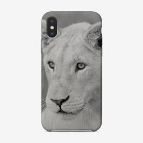 Young White Lion Phone Case