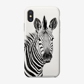 Zebra Portrait Phone Case