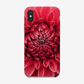 Dahlia Red Phone Case