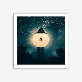 Moon Tower Art Print