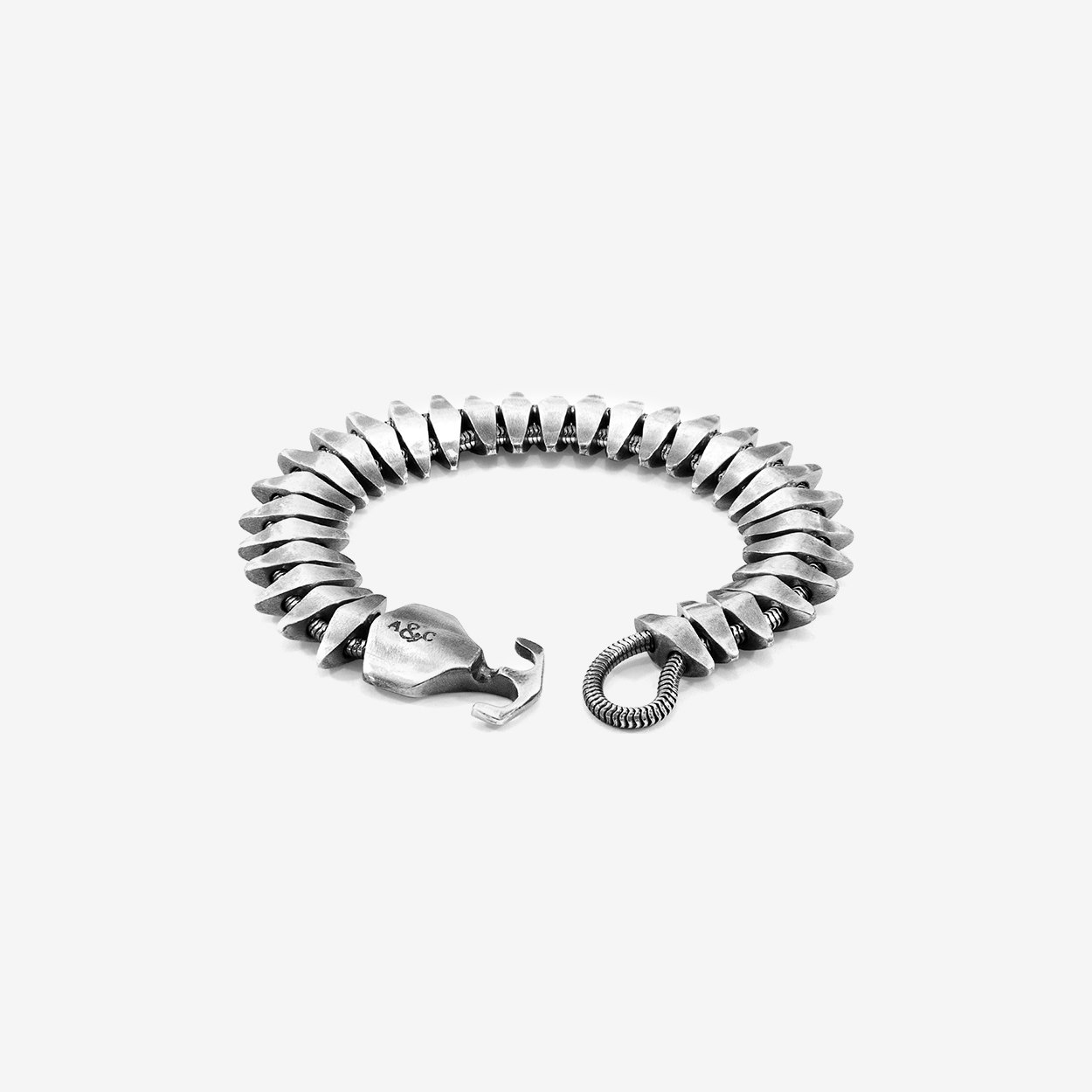 Delta Anchor Maxi Silver Chain Bracelet