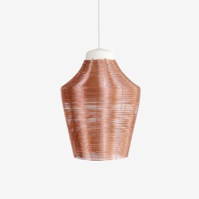 Copper Braided Pendant Lamp – Tall