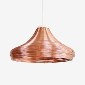 Copper Braided Pendant Lamp – Wide