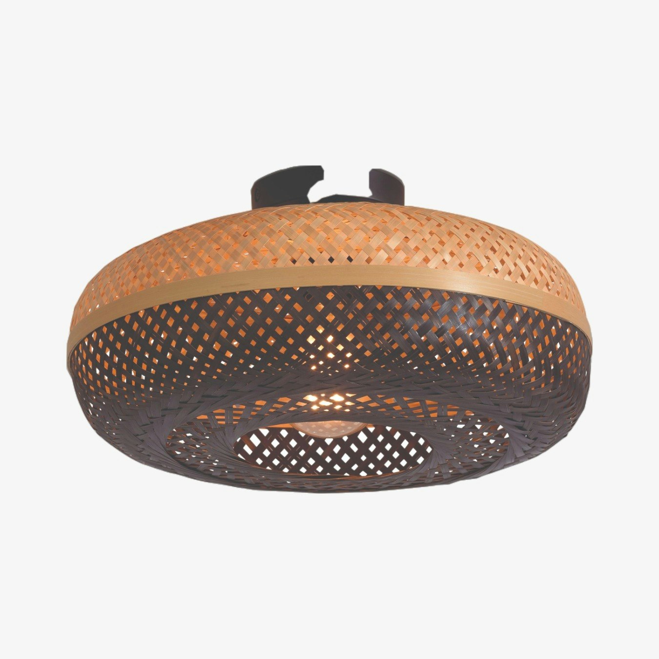 Palawan Ceiling Lamp - Natural / Black - Bamboo