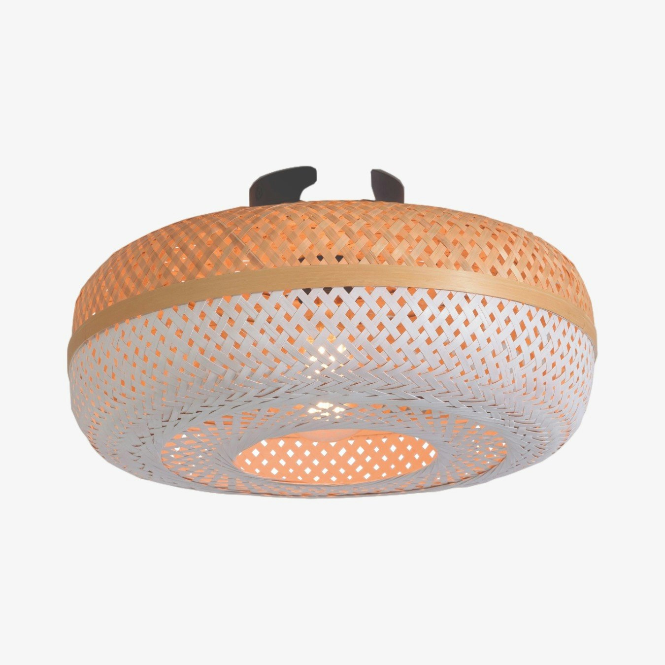 Palawan Ceiling Lamp - Natural / White - Bamboo