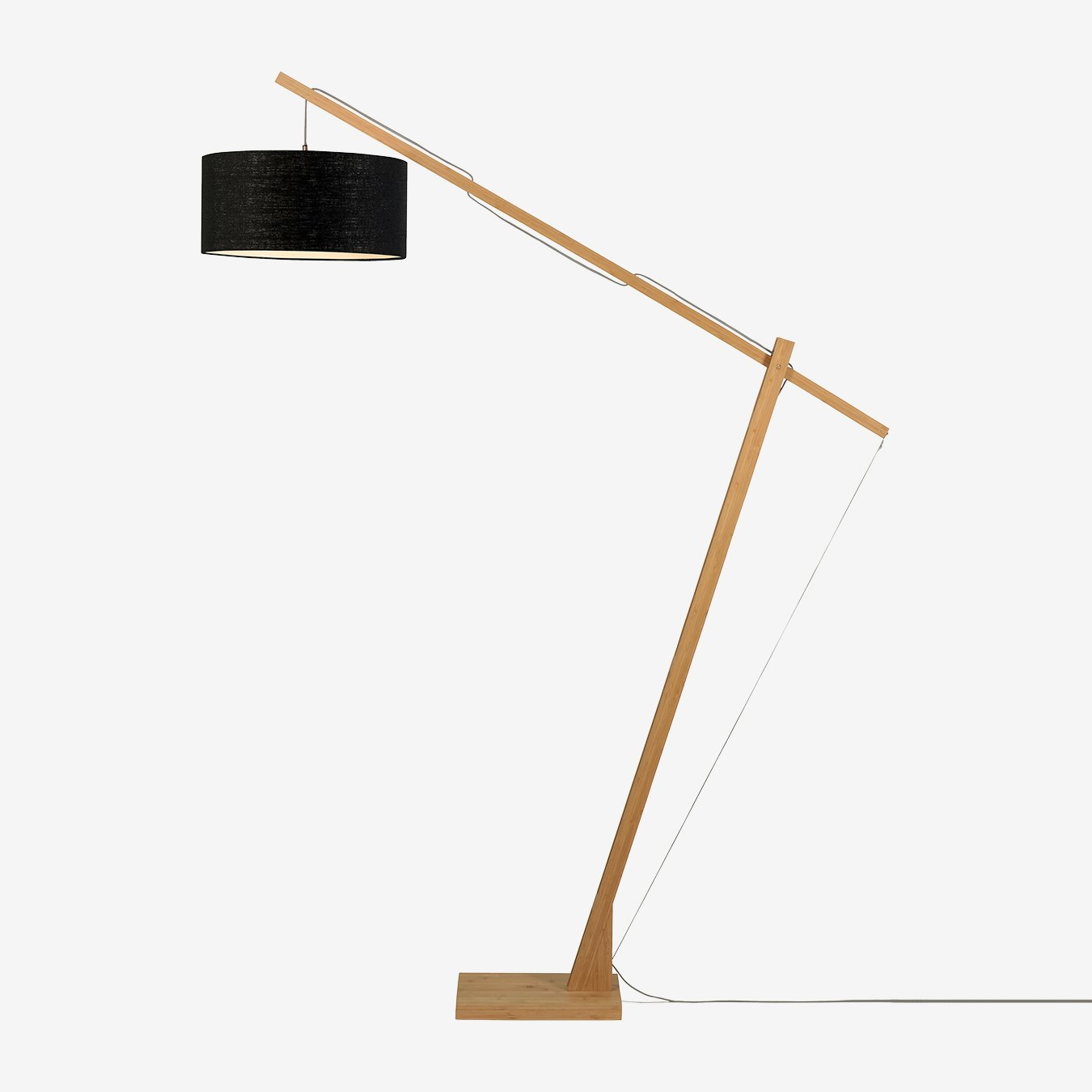 Montblanc Floor Lamp - Black - Bamboo