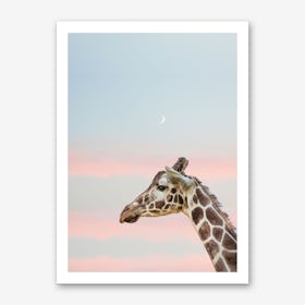 Sweet Giraffe Art Print