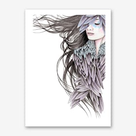 Raven Wings Art Print