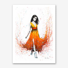 Electric Flame Art Print