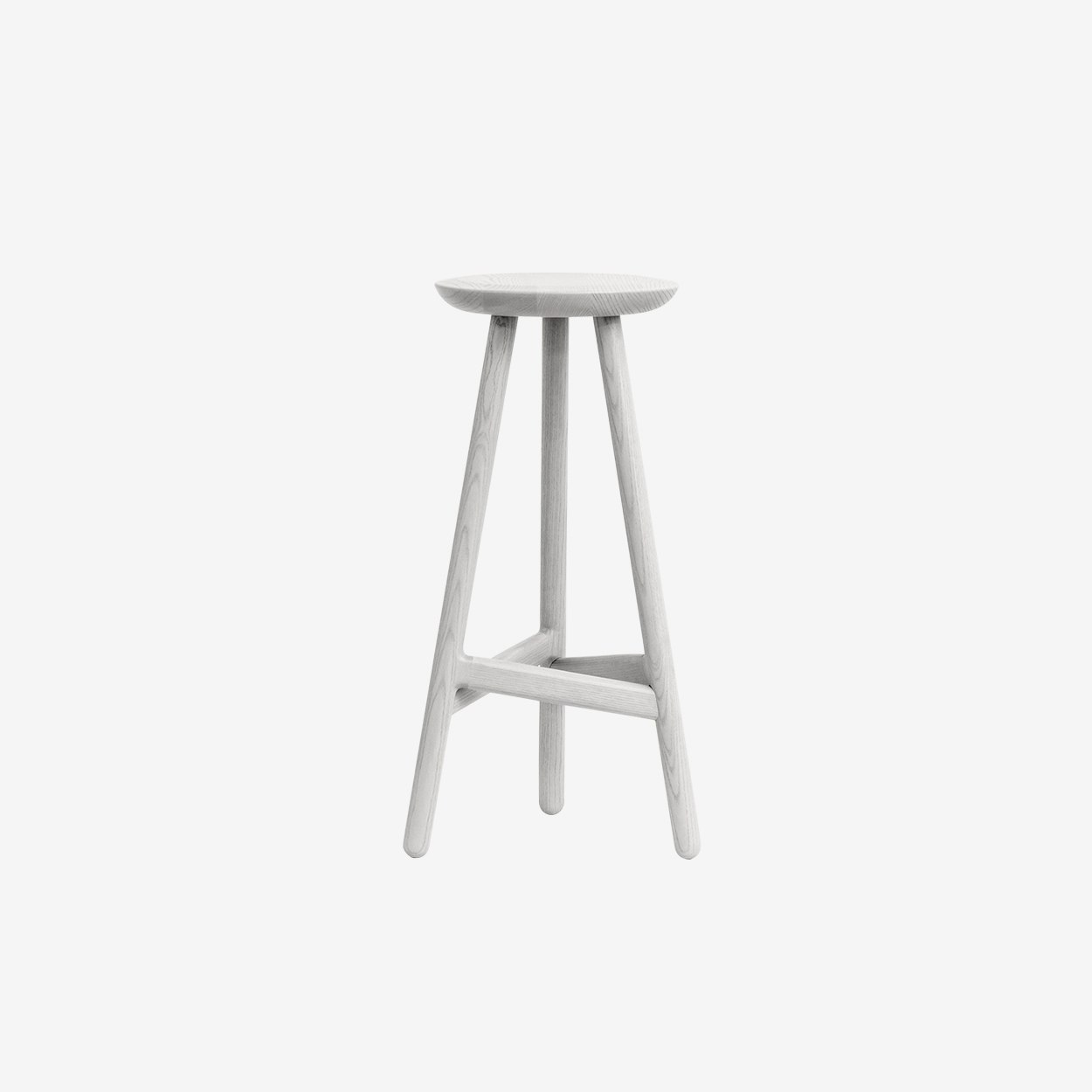 Ninety Stool in Grey by Vitamin