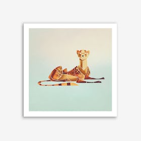 Laying Cheetah Art Print