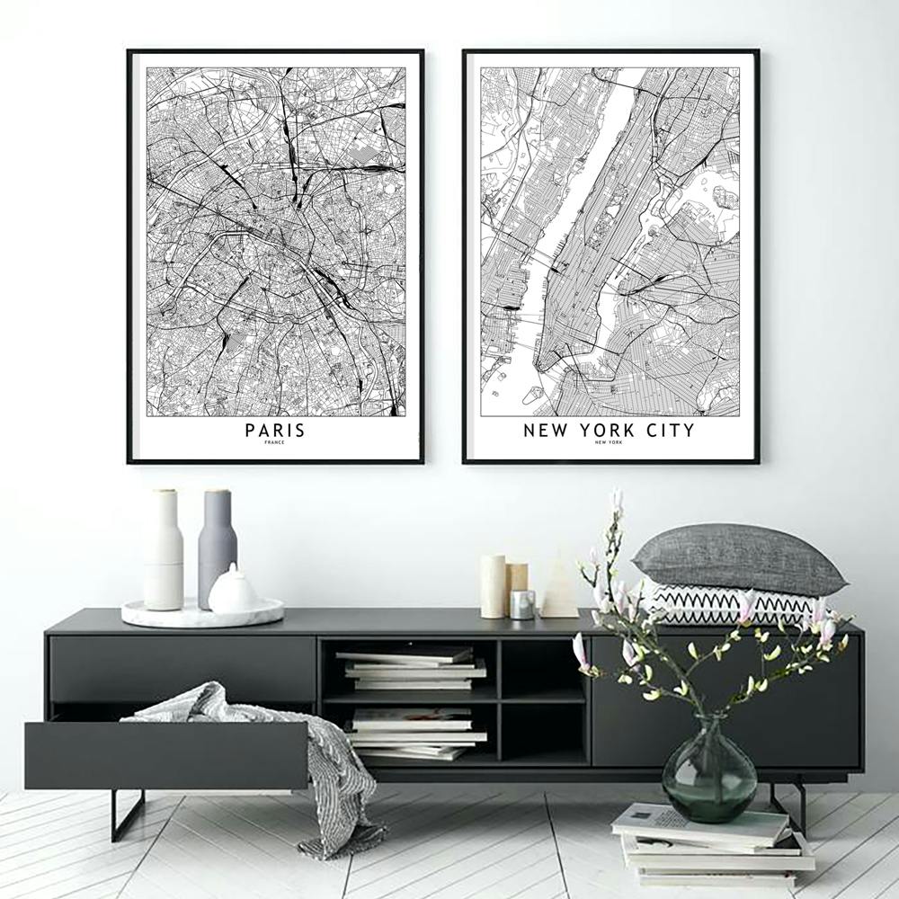 New York Paris beauty room bedroom OFFICE Art Fashion Cities Print London