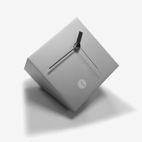 Silver Box Clock