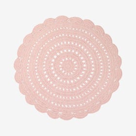 Alma Round Rug - Nude