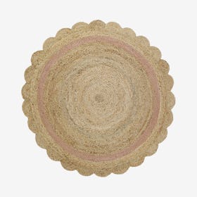 Neha Round Rug - Nude