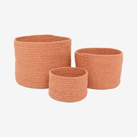 Ilse Baskets - Amber - Set of 3