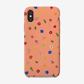 Heart Floral Pink Phone Case