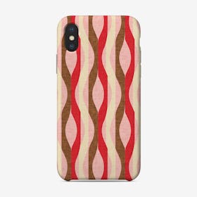 Mod Lines Red Phone Case