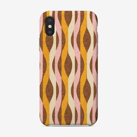 Mod Lines Yellow Phone Case