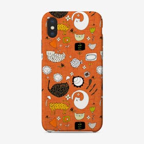 Spring Cat Orange Phone Case