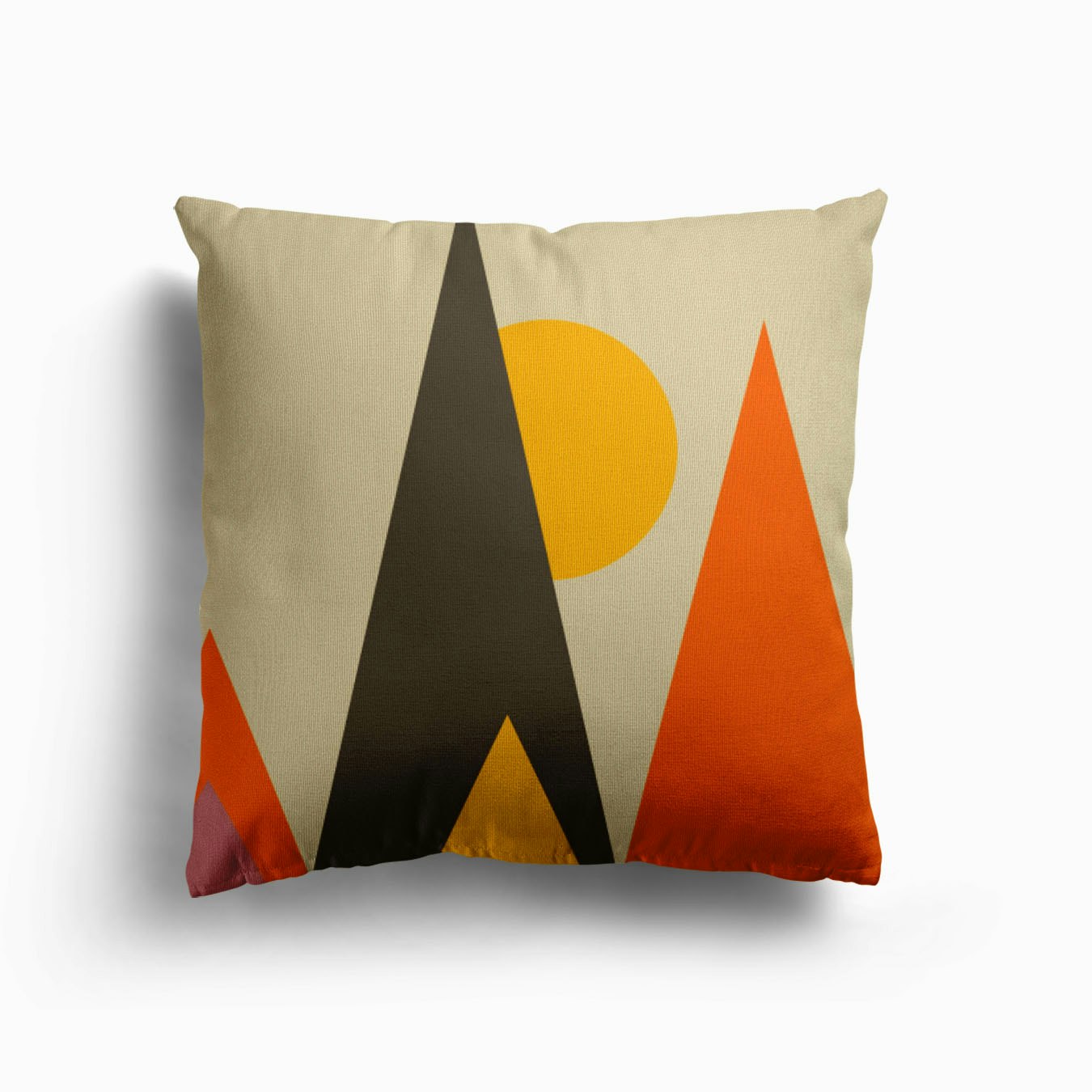 70s Mountain Canvas Coussin