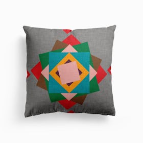 Kilim Flower Grey  Cushion