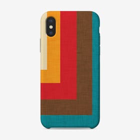 Abstract Mod Cube Beige  Phone Case