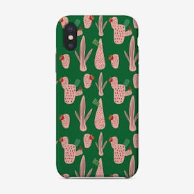Mid Mod Cactus Green  Phone Case