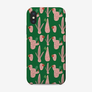 Mid Mod Cactus Green  Phone Case