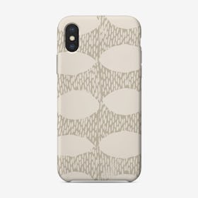 Arches Block Print In Tan Phone Case