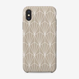 Art Deco In Tan Phone Case