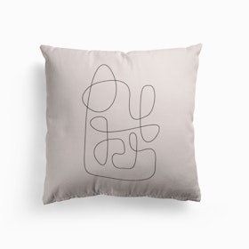 Abstract Line Cushion