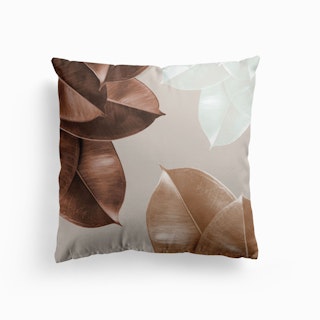 Brown Leaves Cushion