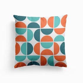 Scandinavian Geometric Cushion