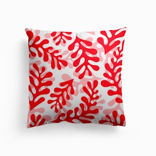 Red Leaves Cushion