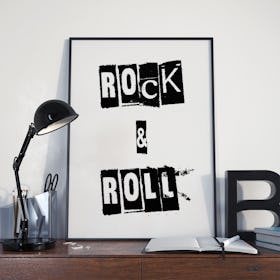Rock N Roll Art Print