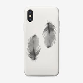 Double Feathers Phone Case