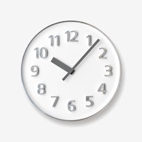 FOUNDER Clock / White