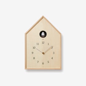 BIRDHOUSE Cuckoo Clock / Natural