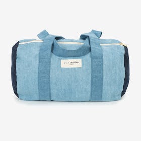 Ballu Duffle Bag in Patchwork Denim