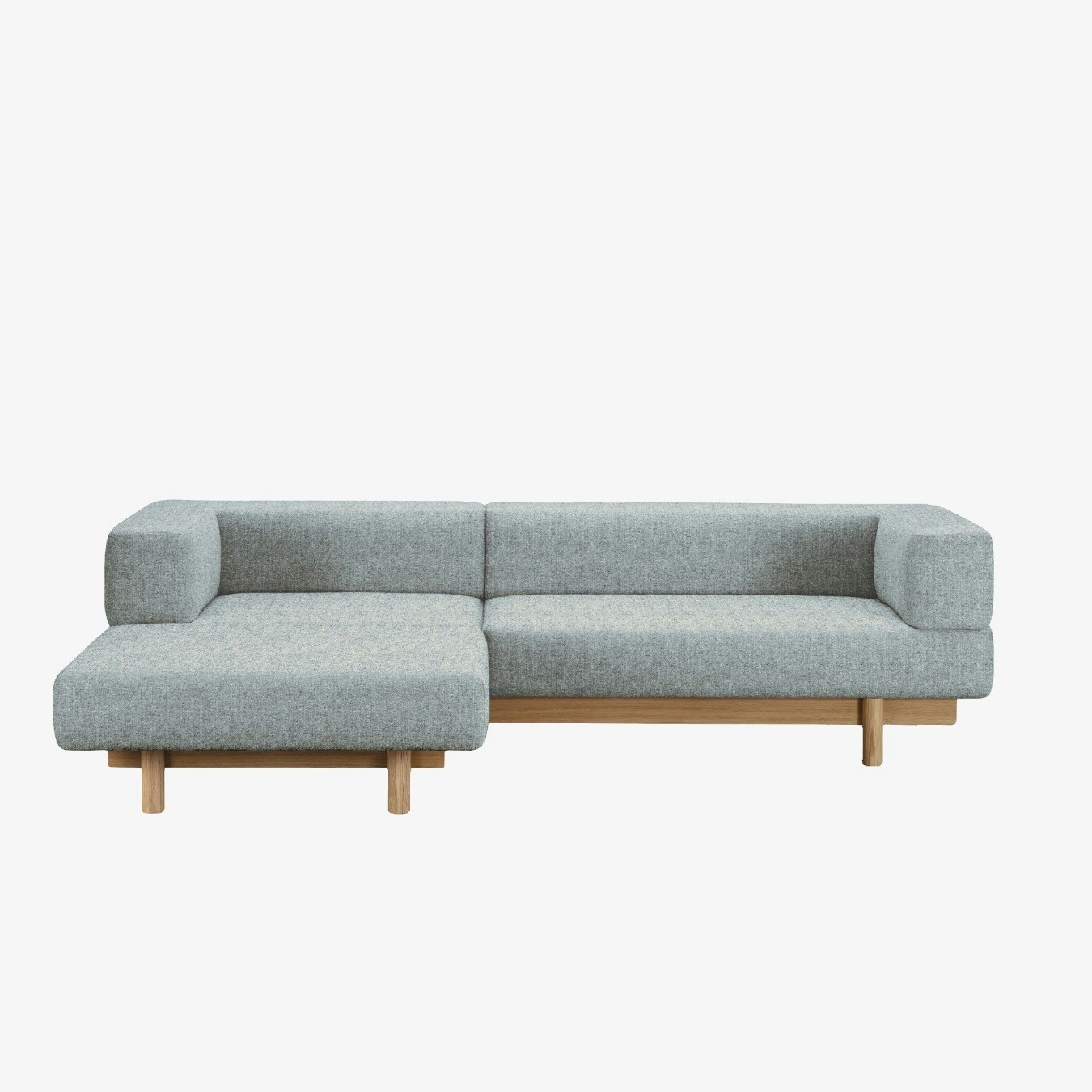 Alchemist Sofa with Chaise Longue Decoma Granola Sky Blue
