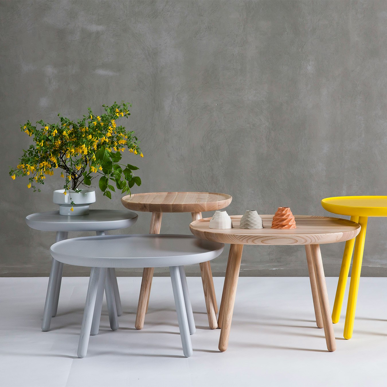 Naïve Side Table - Square - Grey