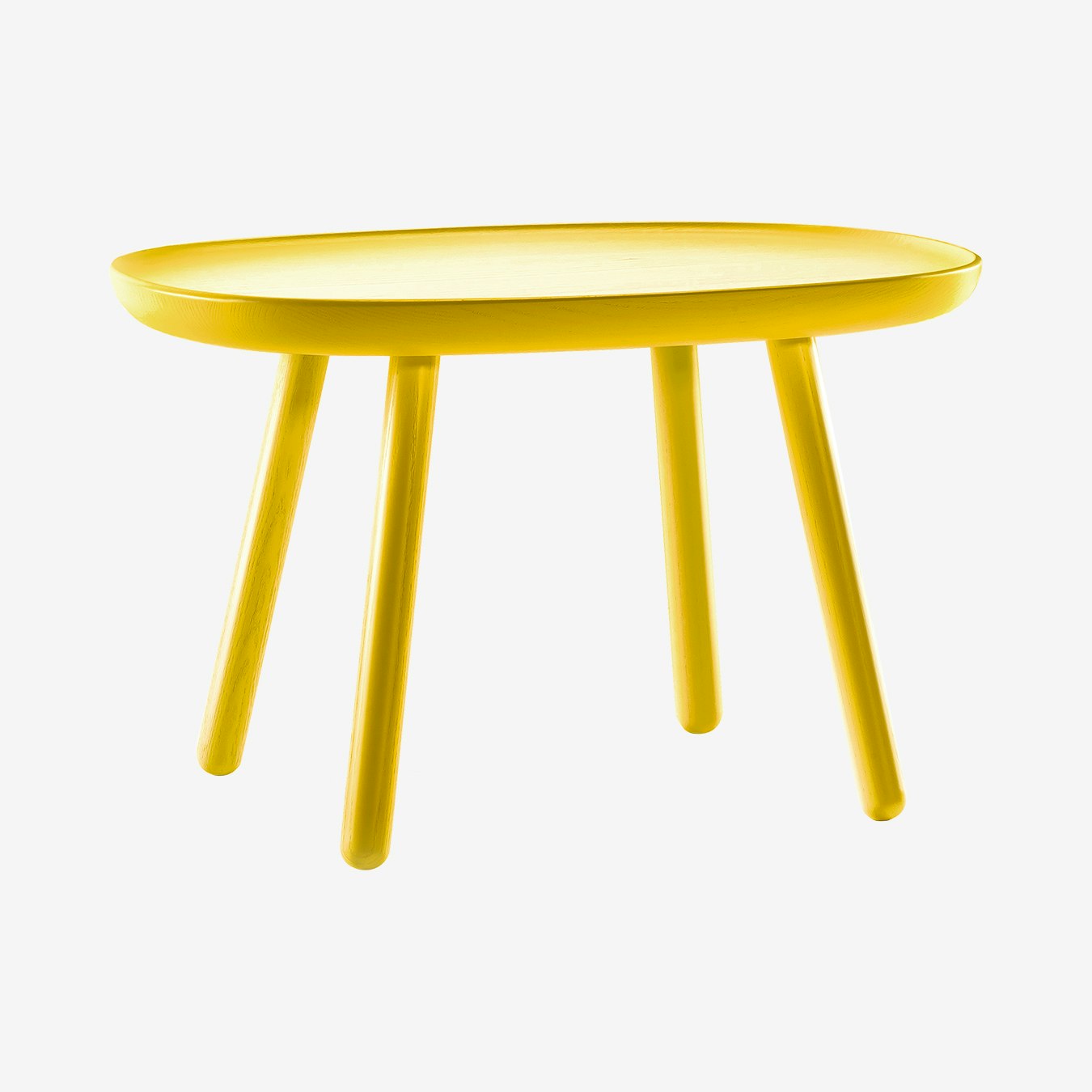 Naïve Side Table - Rectangular - Yellow by EMKO
