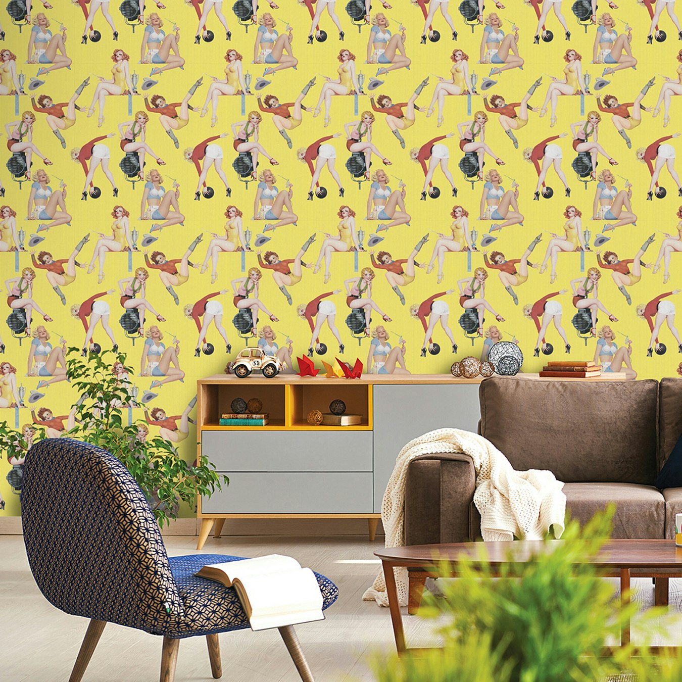 Pin Up Girls I Wallpaper By Mind The Gap Fy Pin Up Girls I Wallpaper By Mind The Gap Fy